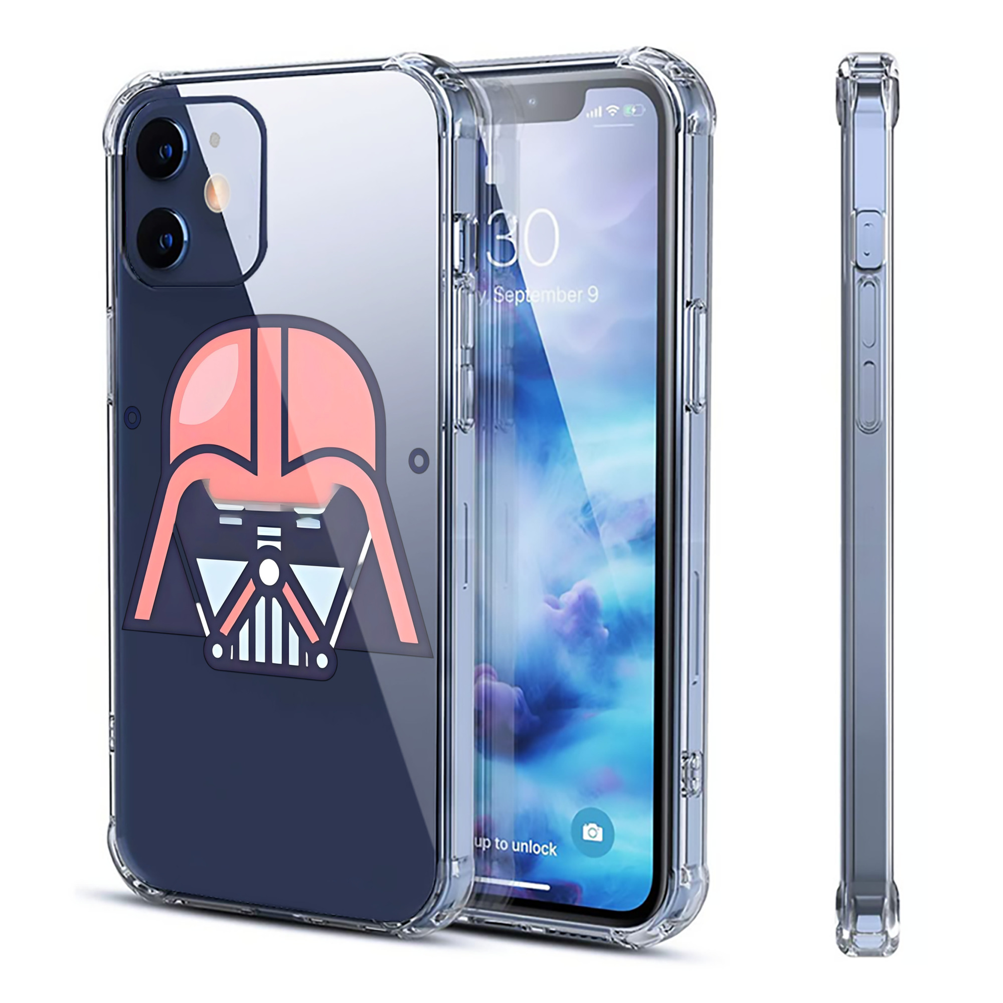 （画像用） スター・ウォーズ Star Wars 【iPhone 12シリーズ対応】透明スマホケース（クリアソフトケース）